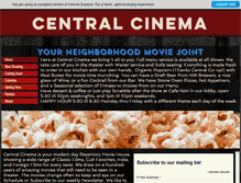 Tablet Screenshot of central-cinema.com